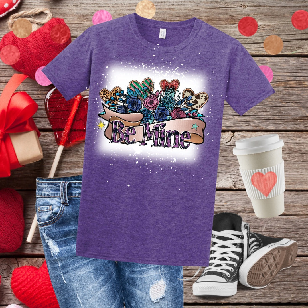 Be Mine Tattoo Bleached T-Shirt