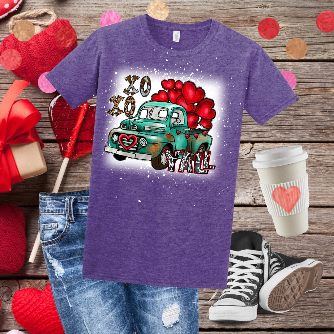 XOXO Ya’ll Bleached T-Shirt