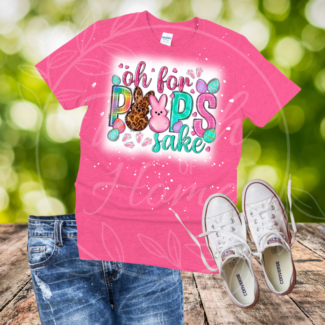 Oh For Peeps Sake Bleached T-Shirt