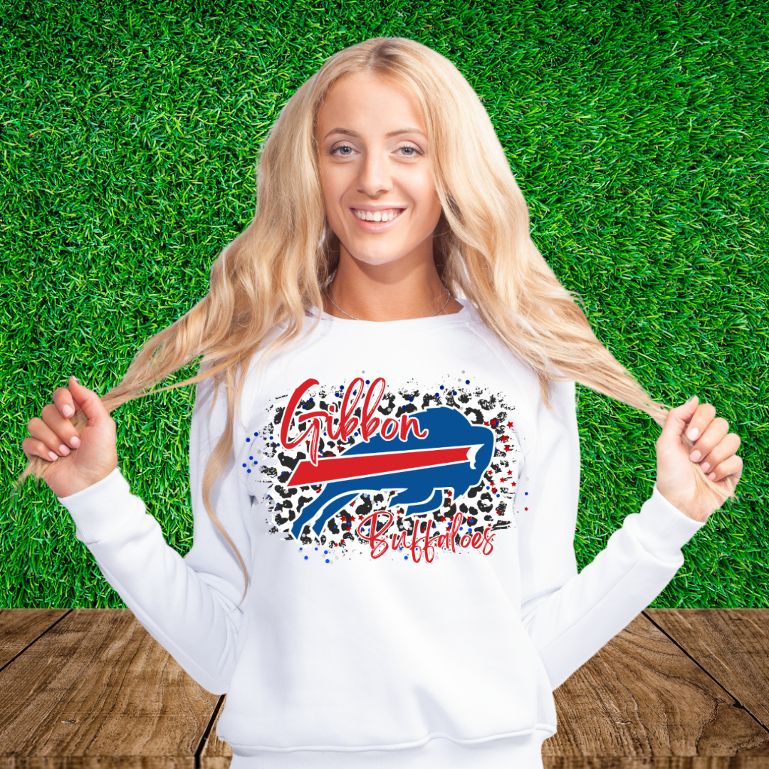 Gibbon, Nebraska Buffaloes Crew Neck Sweatshirt