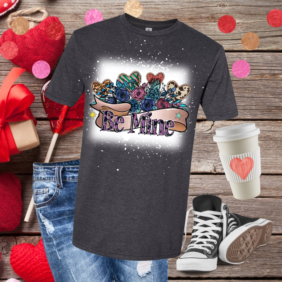 Be Mine Tattoo Bleached T-Shirt