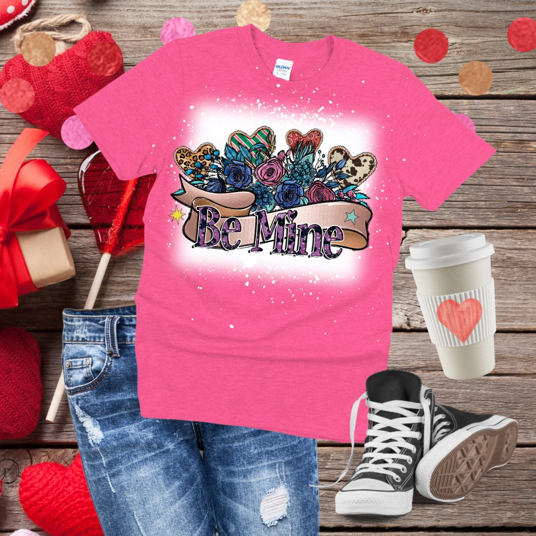 Be Mine Tattoo Bleached T-Shirt