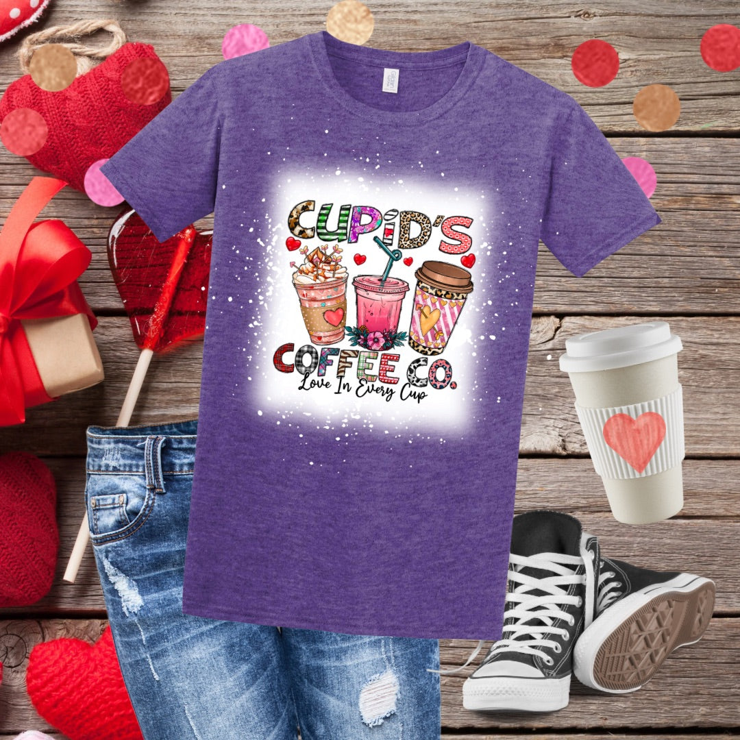 Cupid’s Coffee Company Bleached T-Shirt
