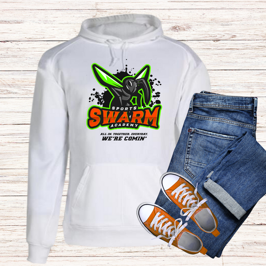 Swarm Sports Academy Logo Performance Hoodie