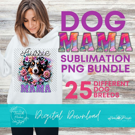 Dog Mama Digital Download PNG Bundle