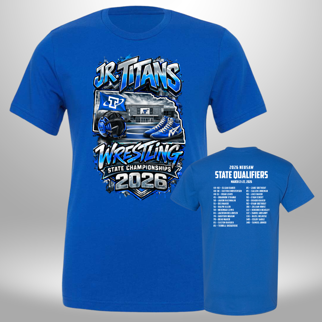 2026 Jr. Titans State Wrestling T-Shirt