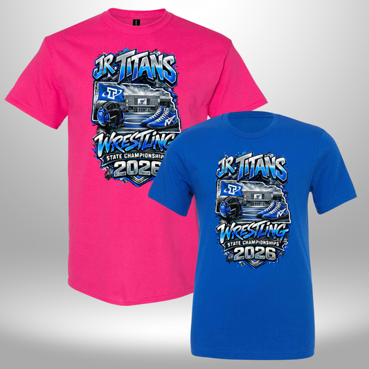2026 Jr. Titans State Wrestling T-Shirt