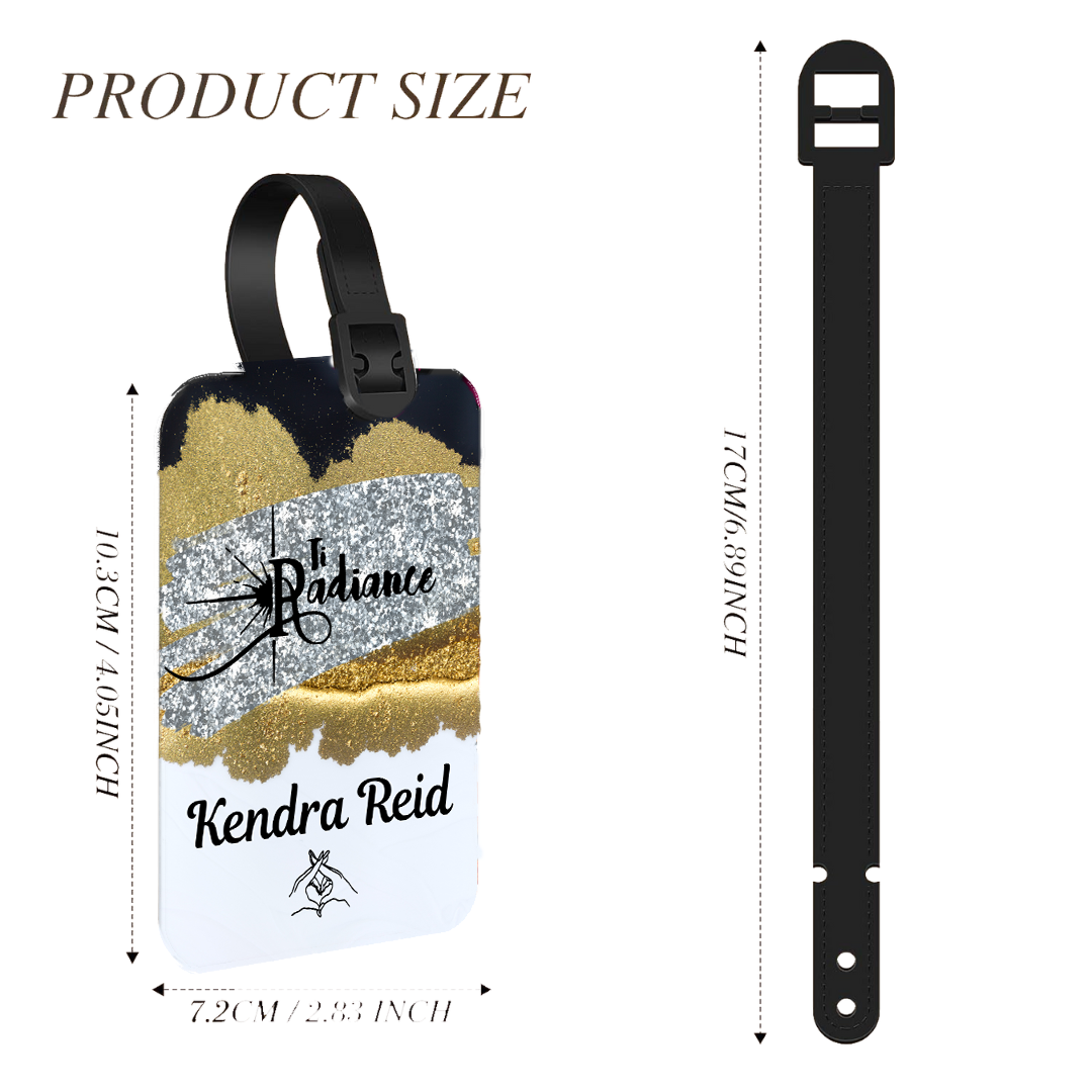 Radiance Show Choir Leather Bag Tag