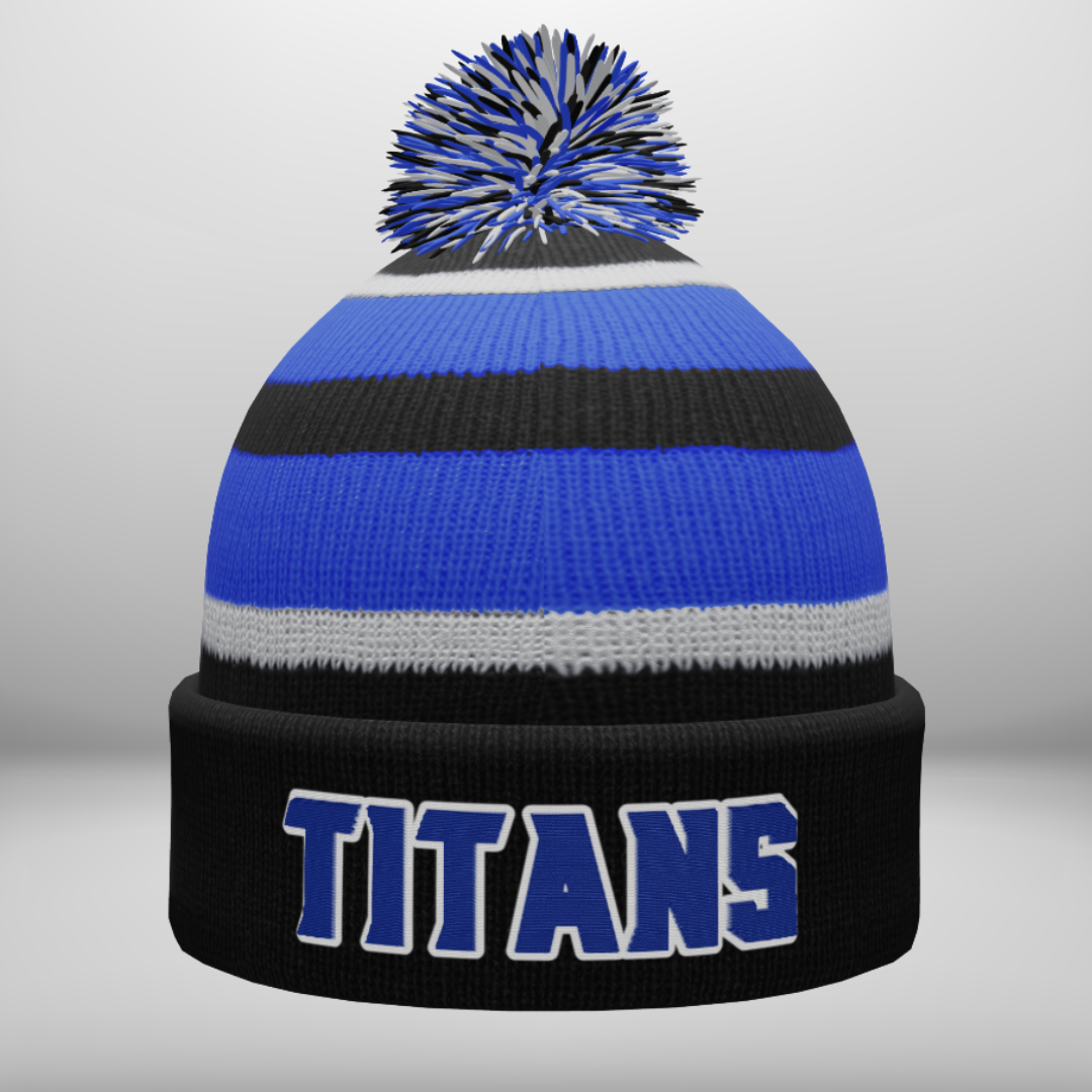 PAPILLION LAVISTA SOUTH HIGH SCHOOL TITANS BEANIE
