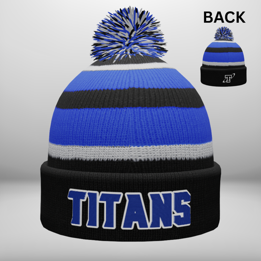 PAPILLION LAVISTA SOUTH HIGH SCHOOL TITANS BEANIE