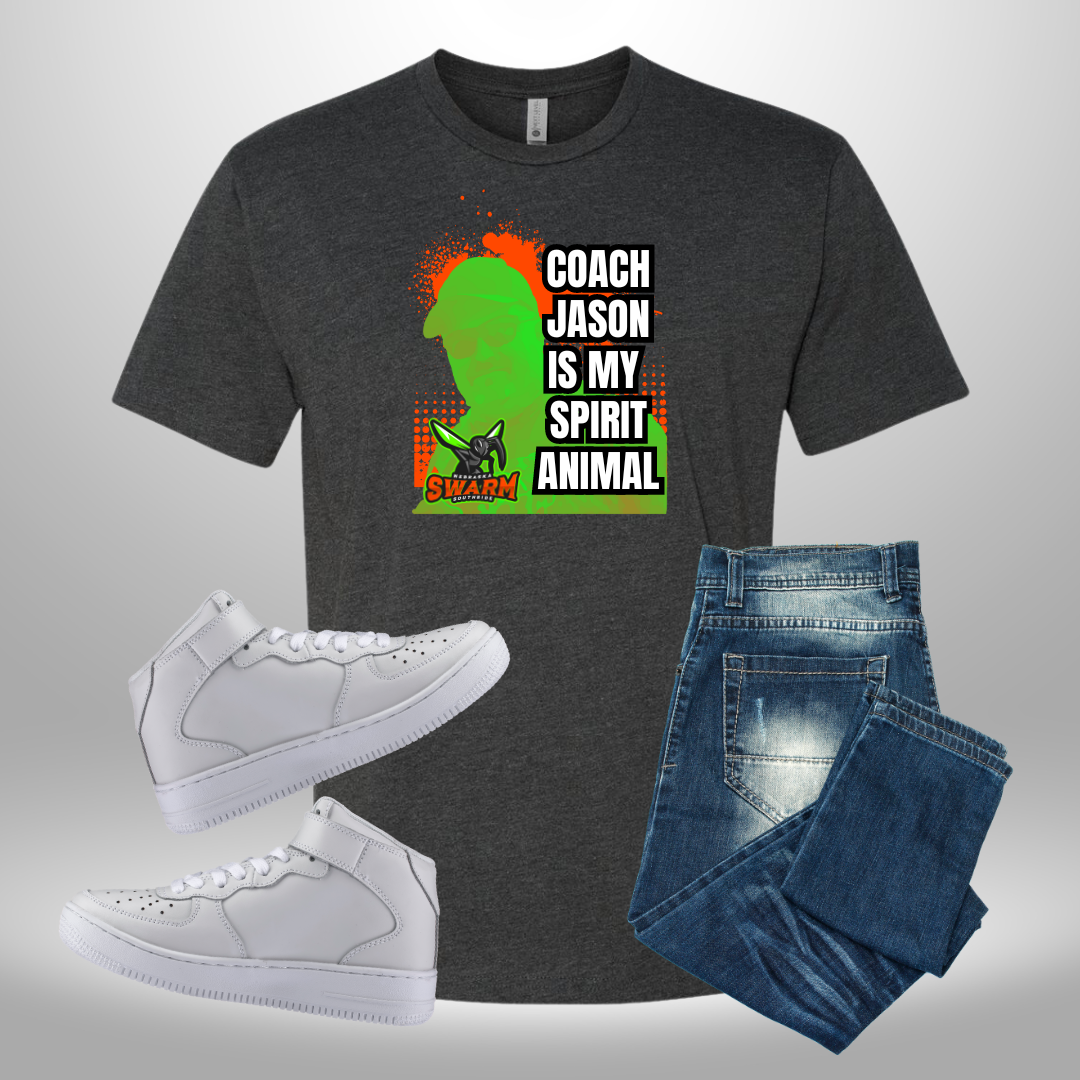 SPIRIT SWARM COACH JASON T-SHIRT & HOODIE