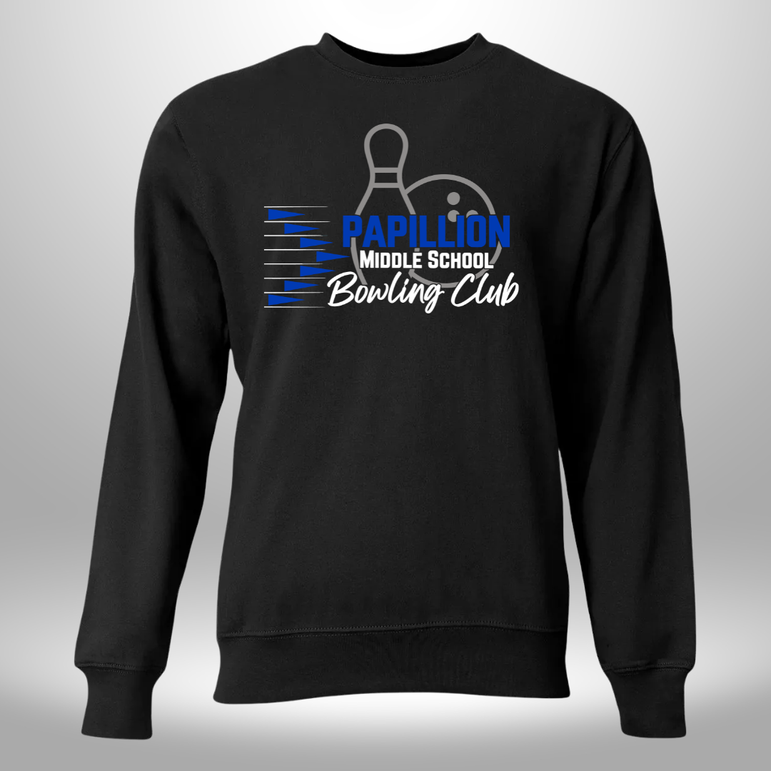 Papillion Middle School Bowling Crew Neck Sweatshirt