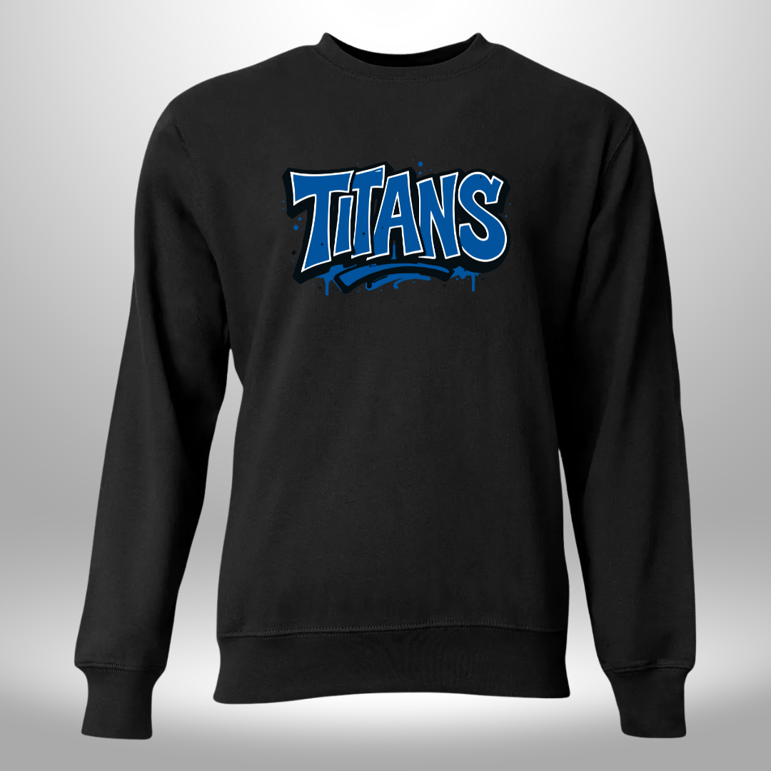 PAPILLION TITANS GRAFFITI T-SHIRT, LONG SLEEVE T-SHIRT, SWEATSHIRT, OR HOODIE