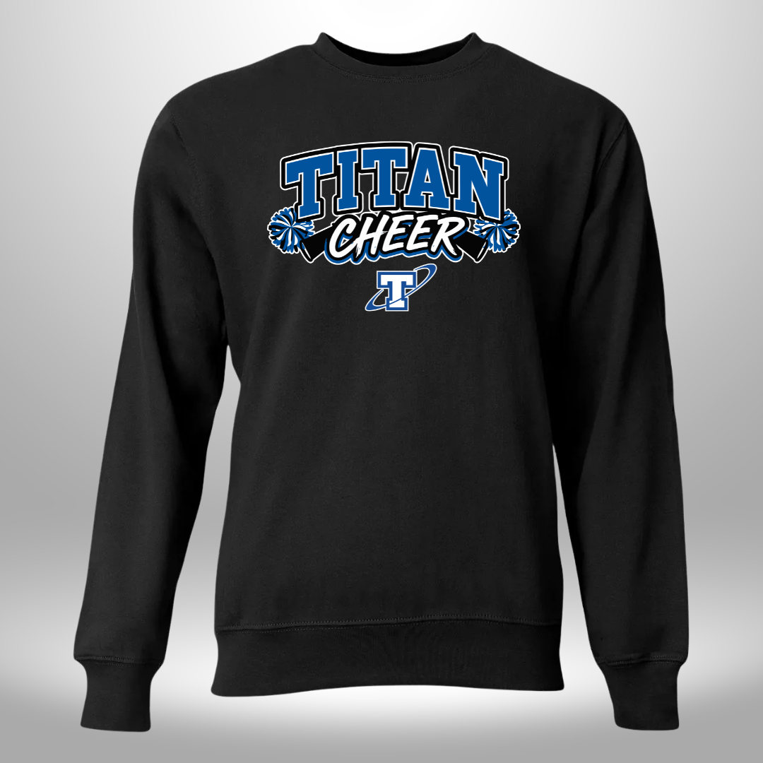 PAPILLION TITANS CHEER T-SHIRT, LONG SLEEVE T-SHIRT, SWEATSHIRT, OR HOODIE