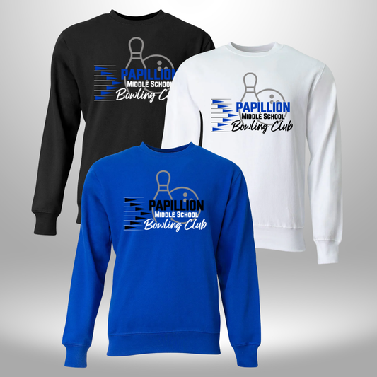 Papillion Middle School Bowling Crew Neck Sweatshirt
