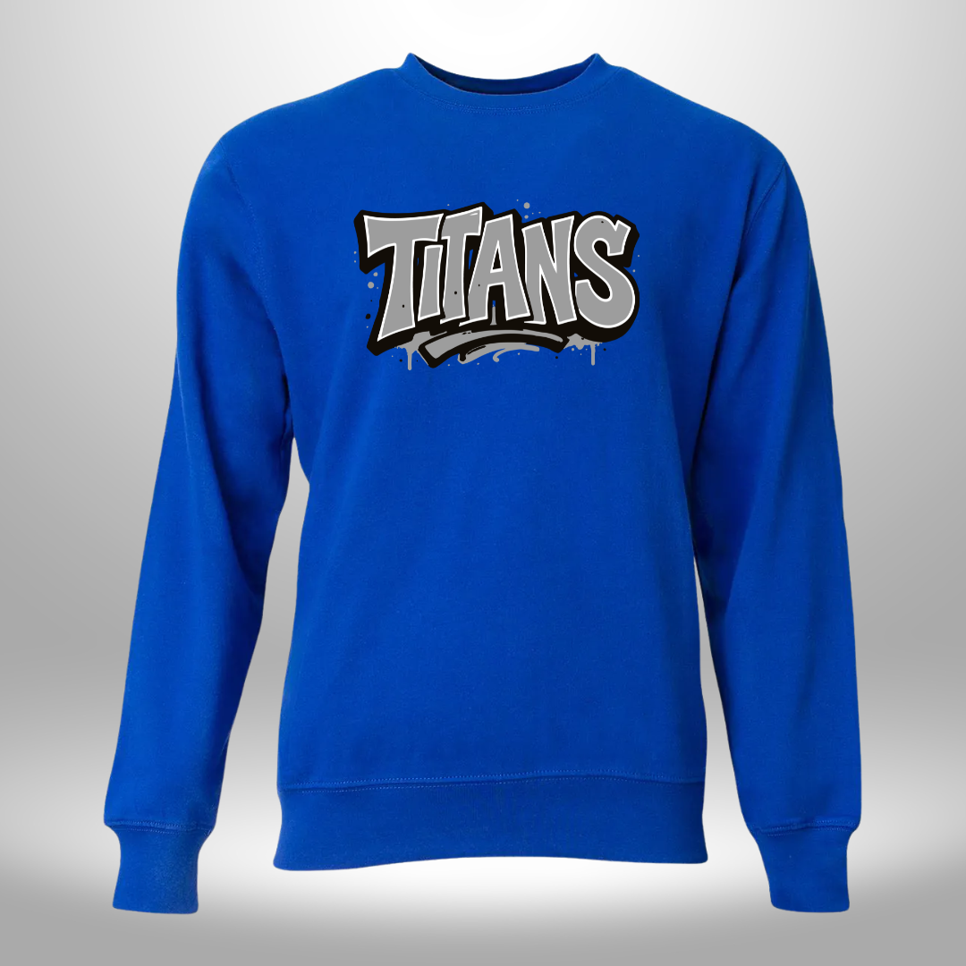 PAPILLION TITANS GRAFFITI T-SHIRT, LONG SLEEVE T-SHIRT, SWEATSHIRT, OR HOODIE