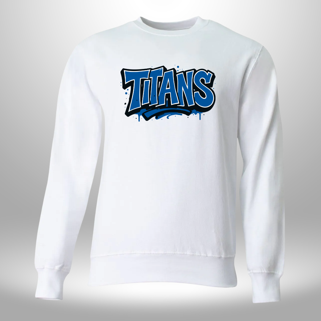 PAPILLION TITANS GRAFFITI T-SHIRT, LONG SLEEVE T-SHIRT, SWEATSHIRT, OR HOODIE
