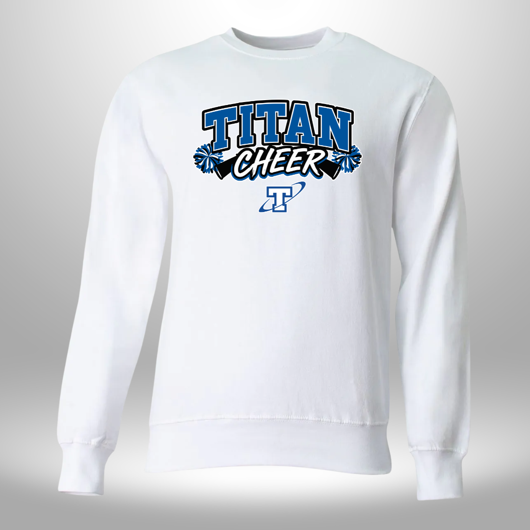 PAPILLION TITANS CHEER T-SHIRT, LONG SLEEVE T-SHIRT, SWEATSHIRT, OR HOODIE