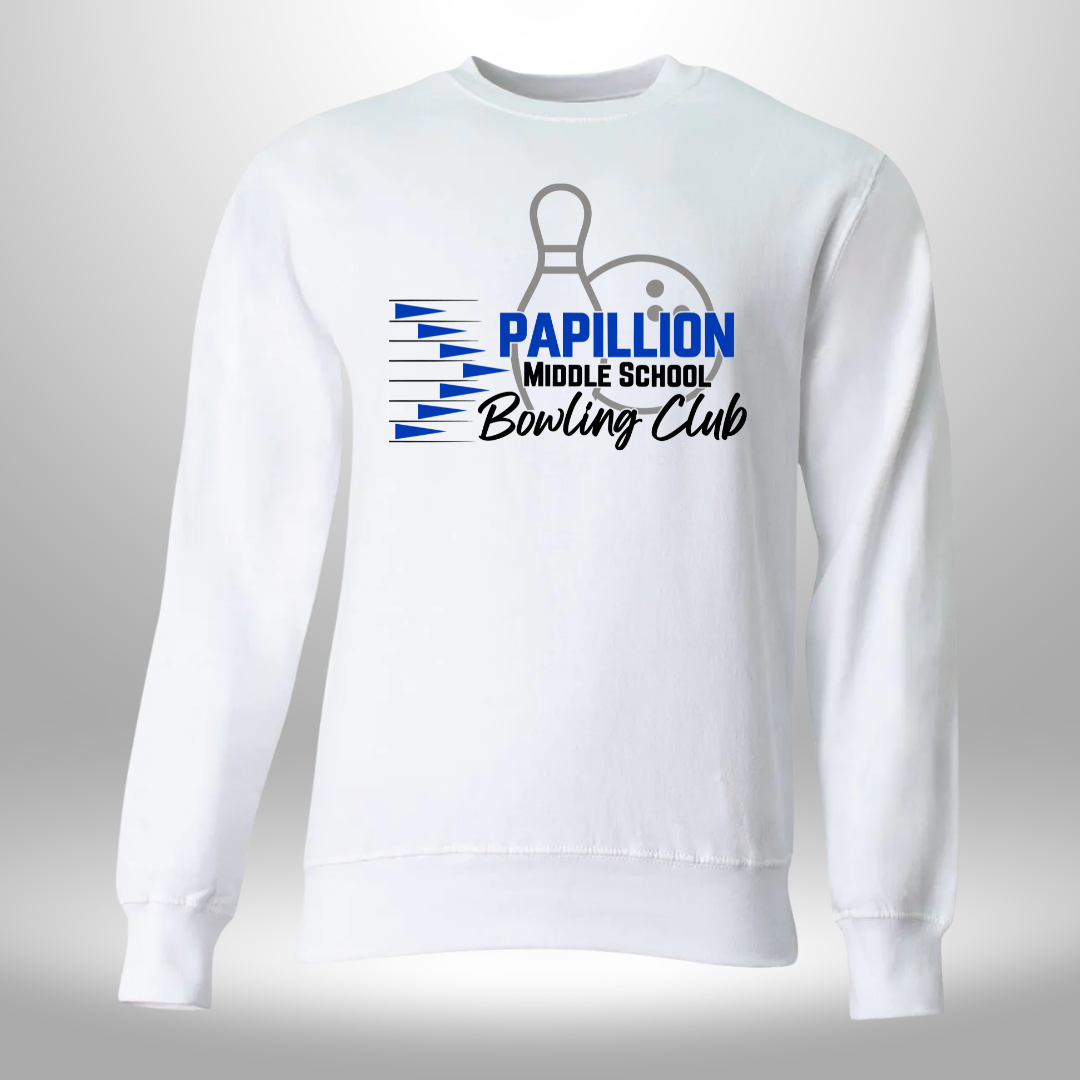 Papillion Middle School Bowling Crew Neck Sweatshirt