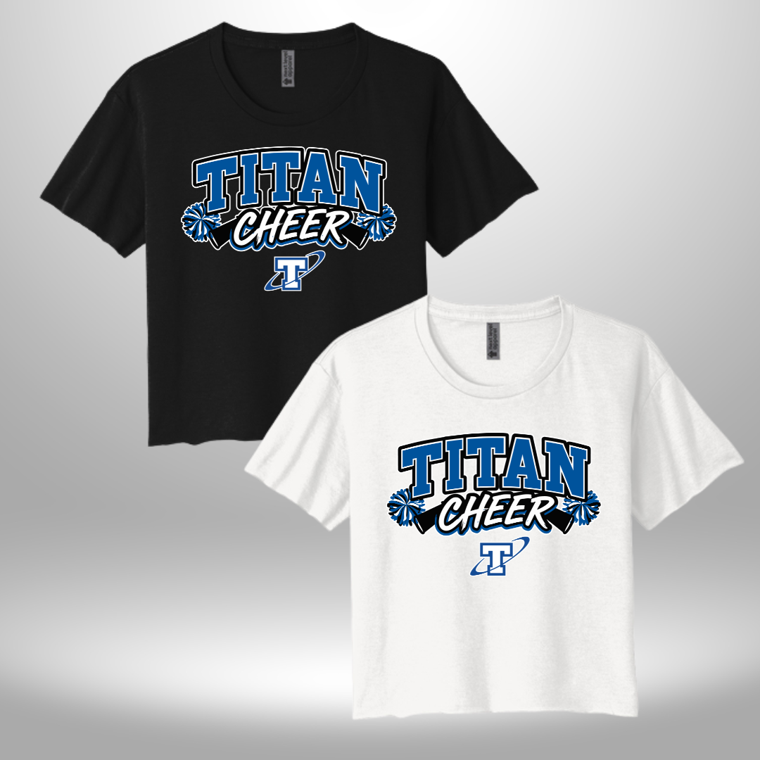 PAPILLION TITANS CHEER T-SHIRT, LONG SLEEVE T-SHIRT, SWEATSHIRT, OR HOODIE