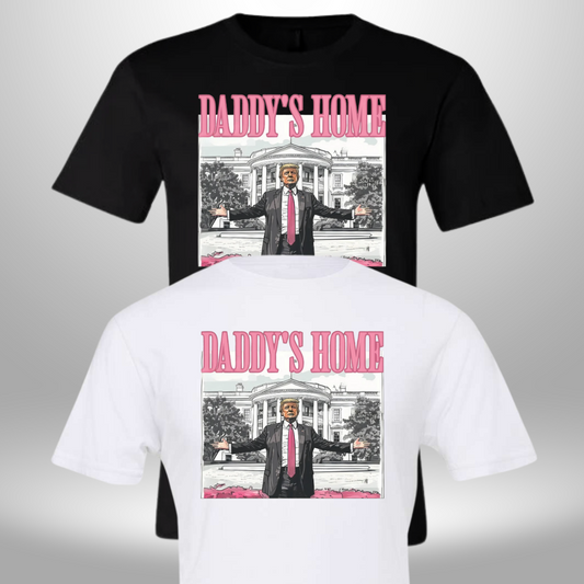 Donald Trump Daddy's Home Light Pink T-Shirt