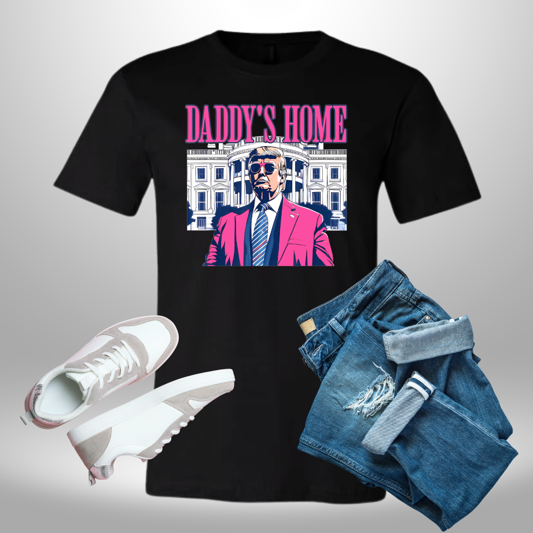 Donald Trump Daddy's Home Hot Pink T-Shirt