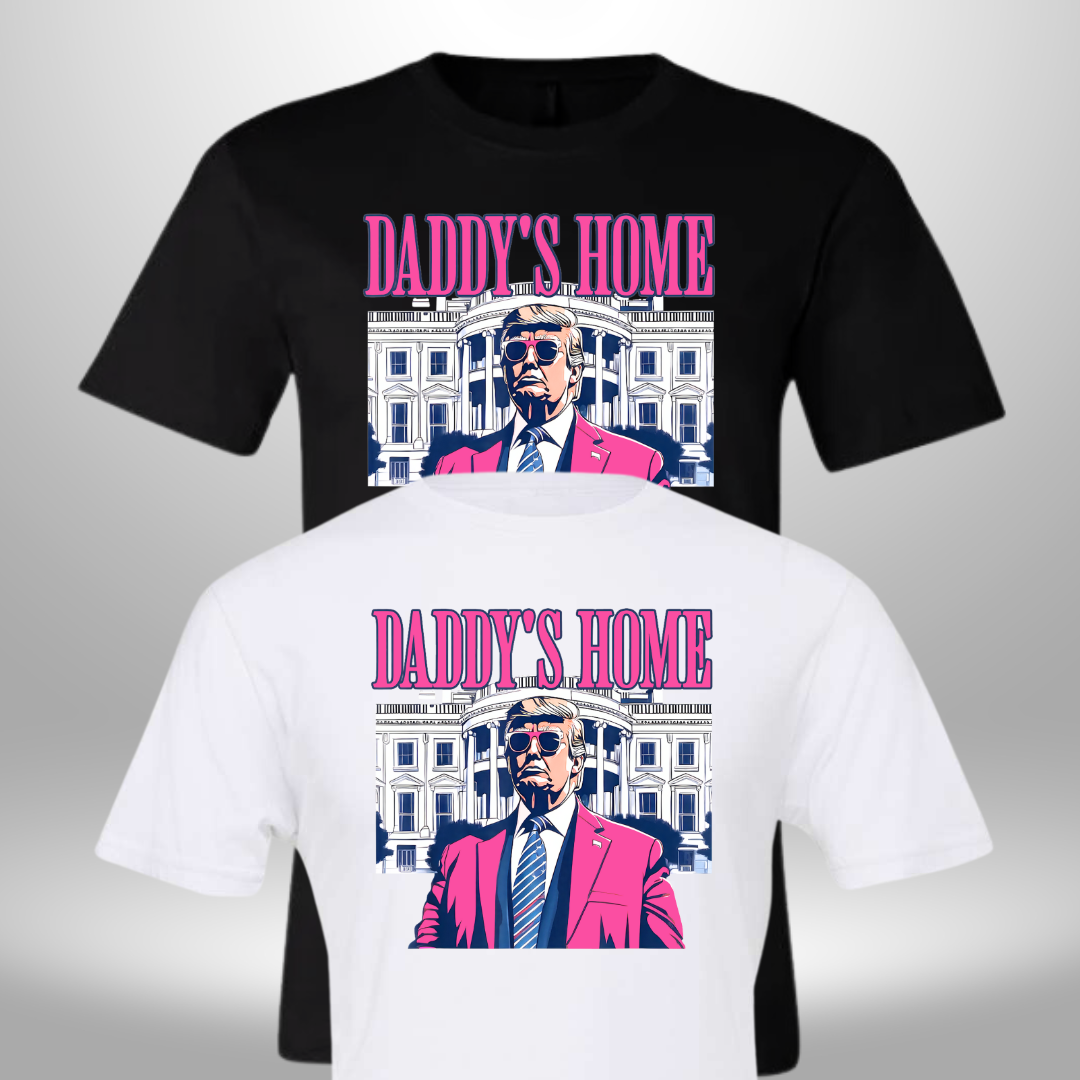 Donald Trump Daddy's Home Hot Pink T-Shirt