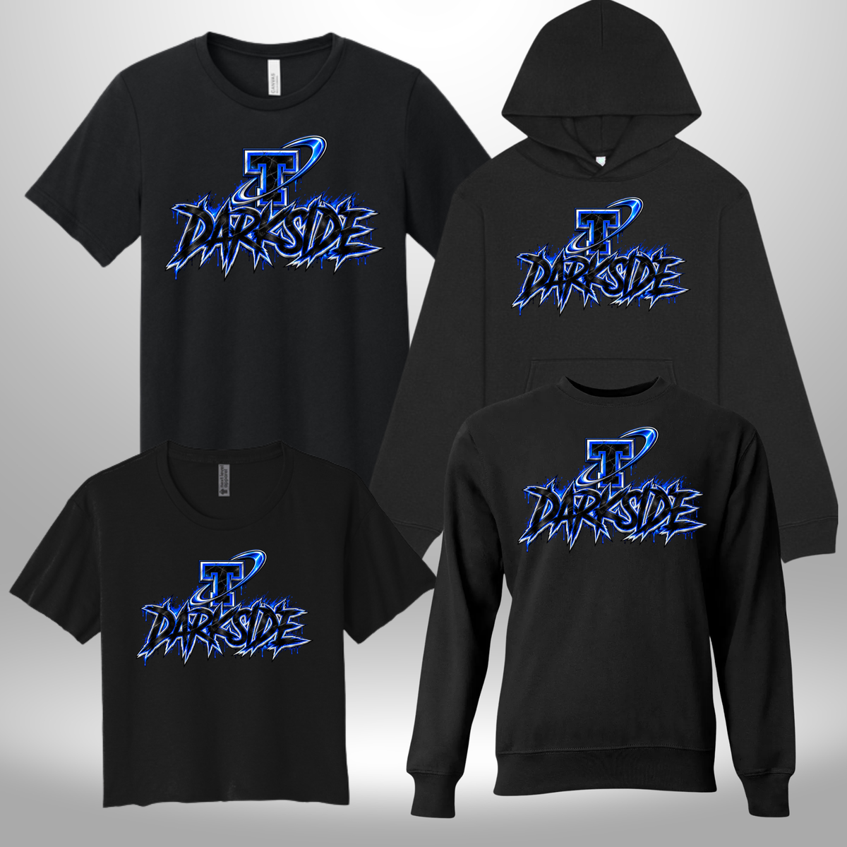 PAPILLION TITANS DARKSIDE T-SHIRT, CROPPED T-SHIRT, SWEATSHIRT, OR HOODIE
