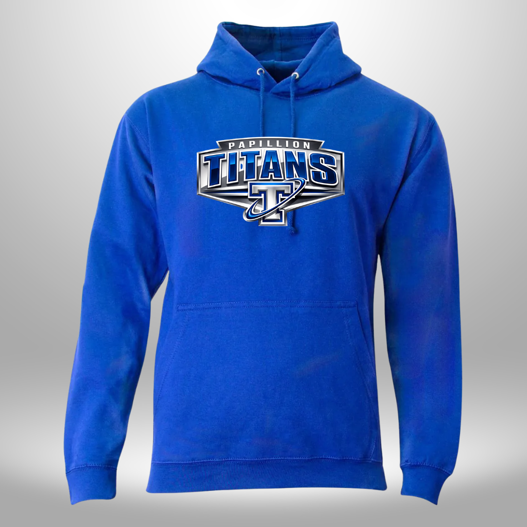 PAPILLION TITANS T-SHIRT, SWEATSHIRT, QTR ZIP, OR HOODIE