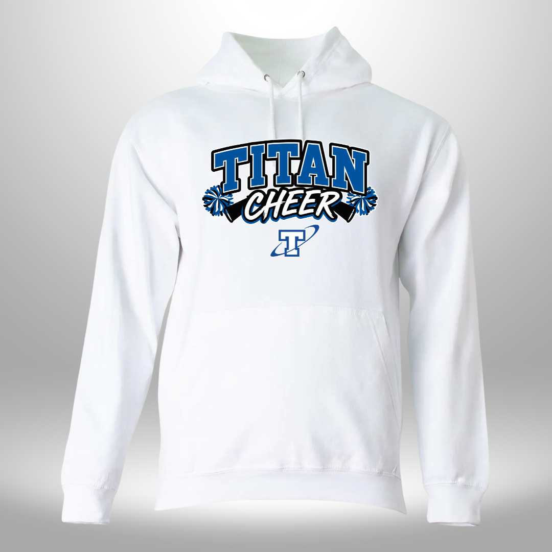 PAPILLION TITANS CHEER T-SHIRT, LONG SLEEVE T-SHIRT, SWEATSHIRT, OR HOODIE