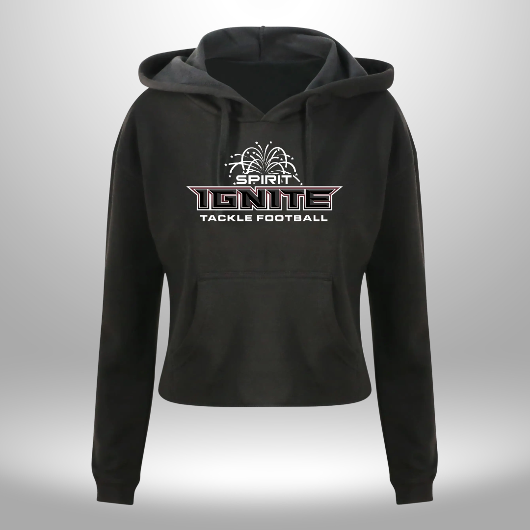 Spirit Ignite Football Women's Cropped Hoodie