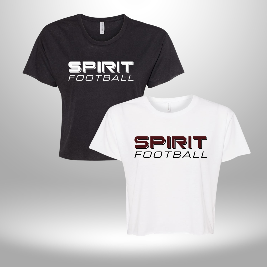 Spirit Football Women's Crop T-Shirt