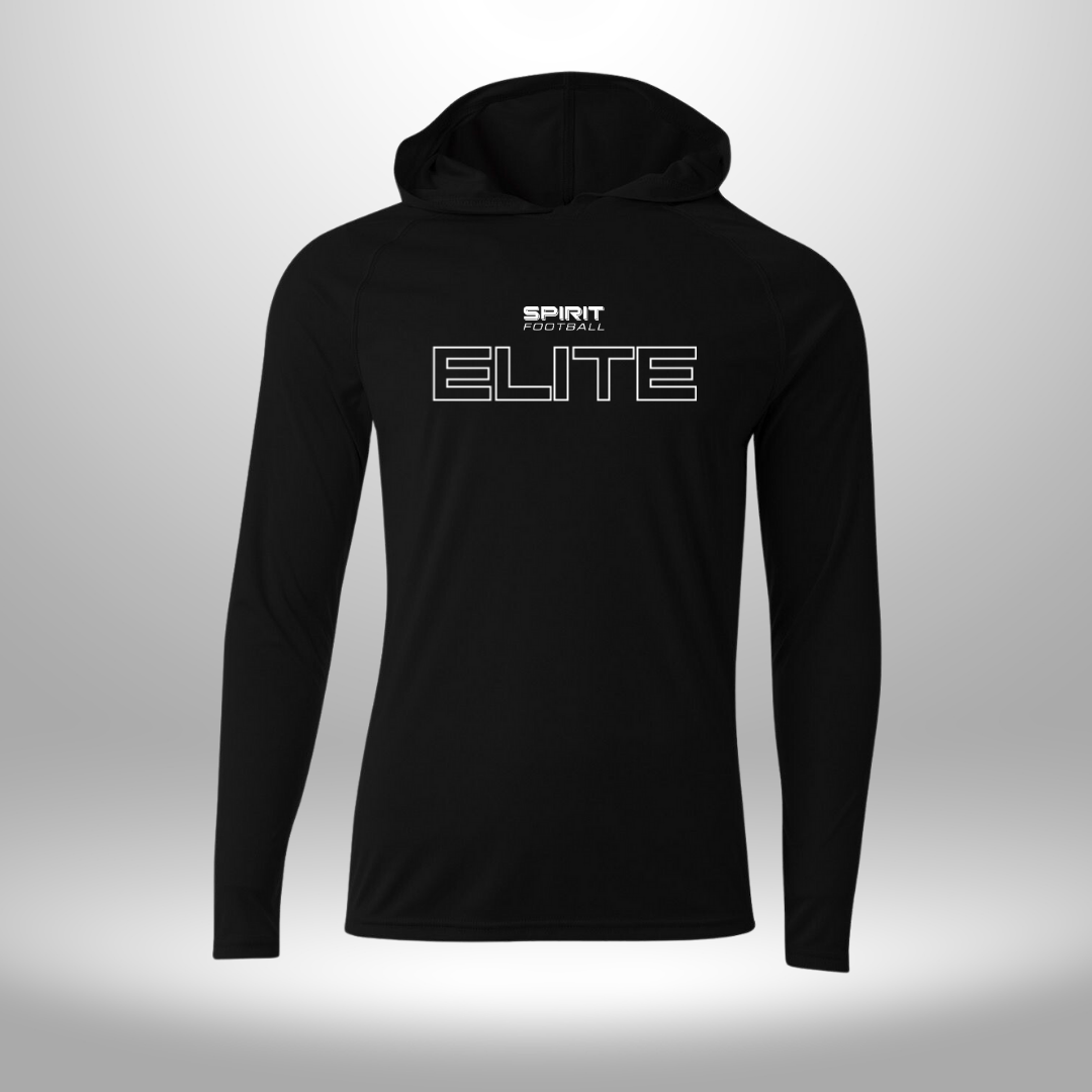Spirit Football Elite Performance Long Sleeve Hooded T-Shirt