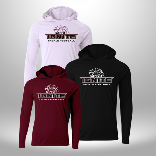Spirit Football Ignite Performance Long Sleeve Hooded