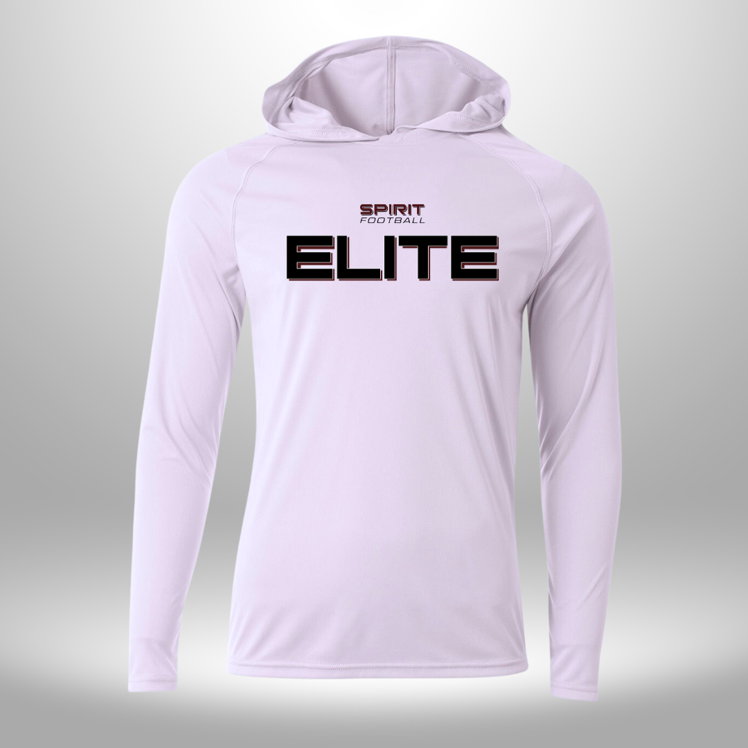 Spirit Football Elite Performance Long Sleeve Hooded T-Shirt