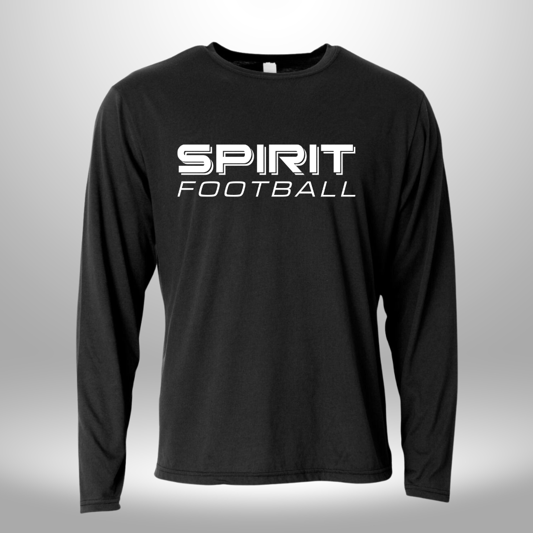 Spirit Football Long Sleeve Performance T-Shirt
