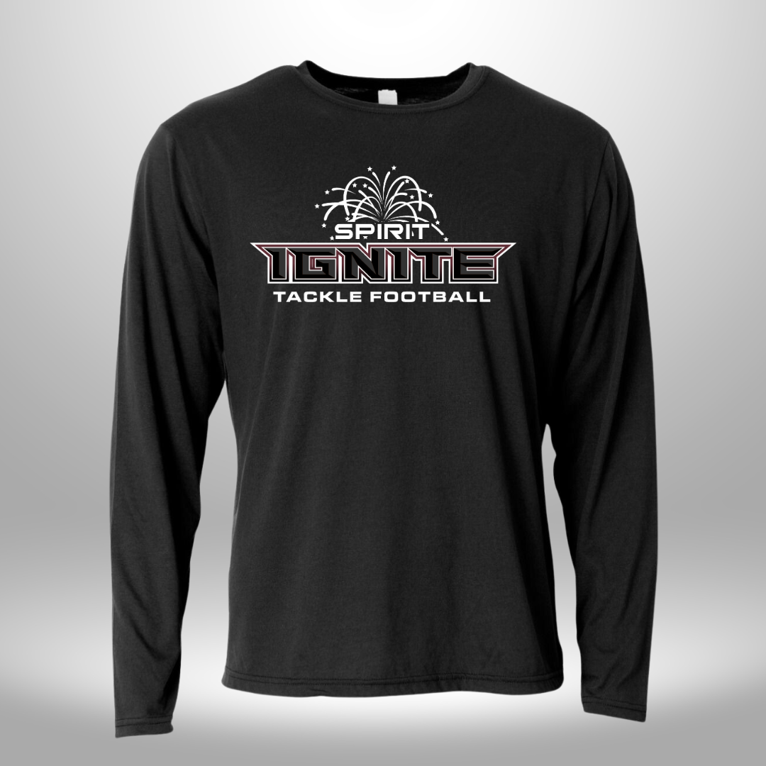 Spirit Ignite Tackle Football Long Sleeve Performance T-Shirt