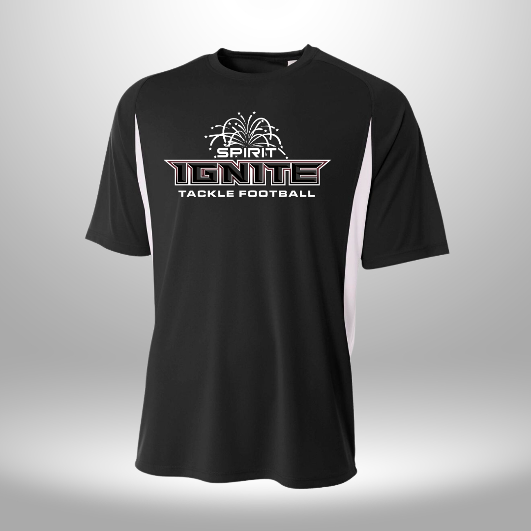 Spirit Ignite Tackle Football Performance Color Block T-Shirt