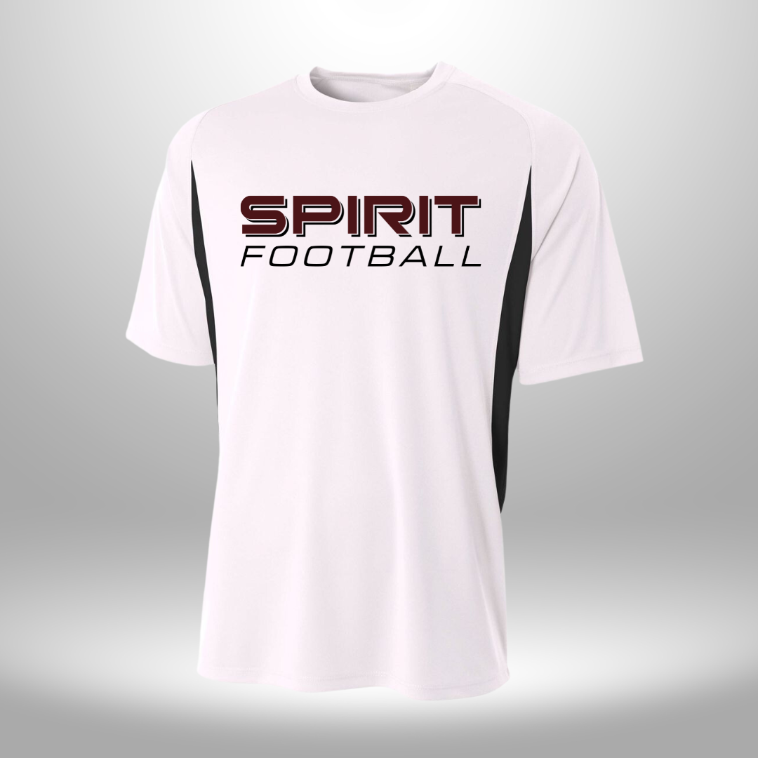 Spirit Football Performance Color Block T-Shirt