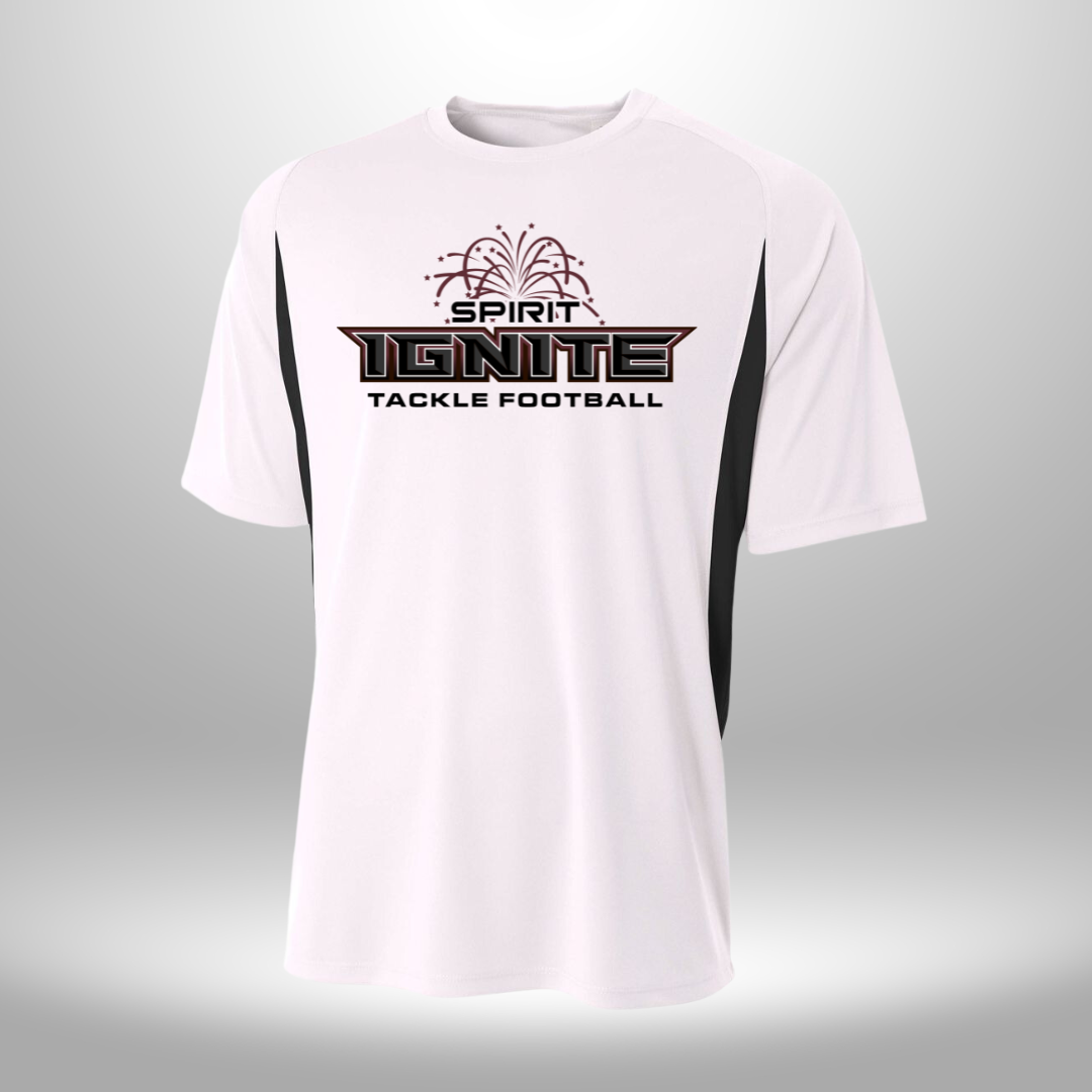 Spirit Ignite Tackle Football Performance Color Block T-Shirt