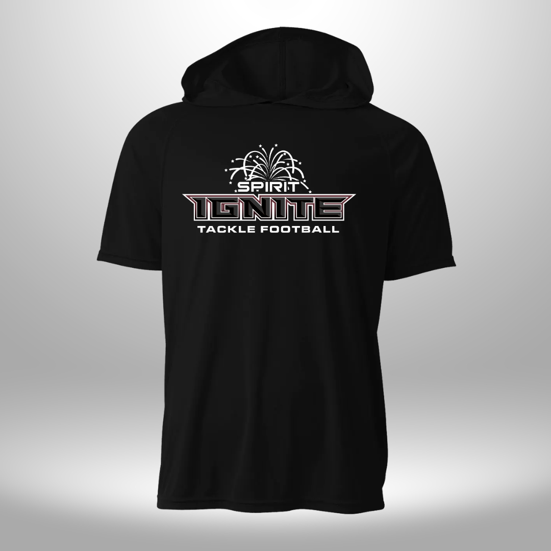 Spirit Football Ignite Performance Short Sleeve Hooded