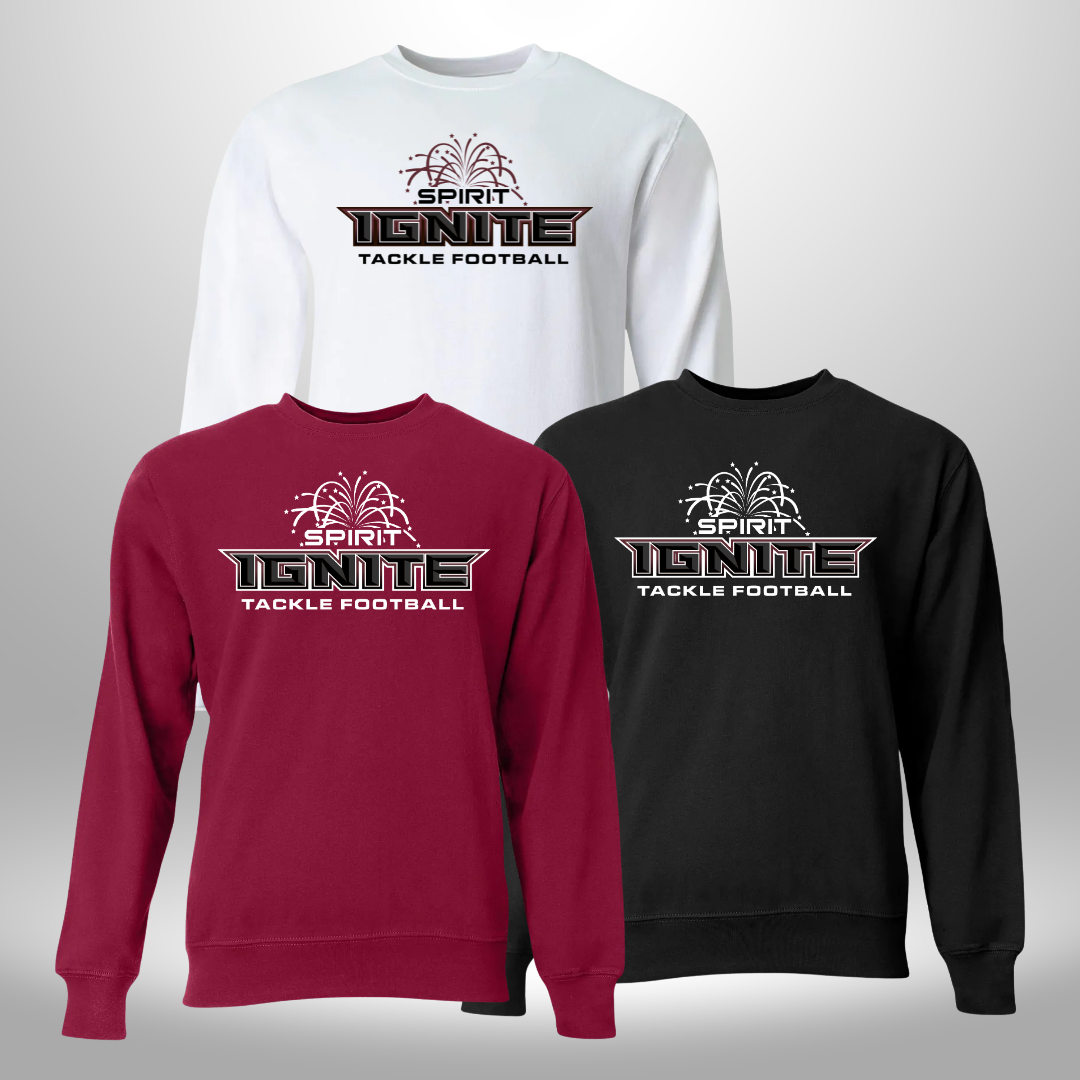 Spirit Football Ignite Crew Neck Sweatshirt