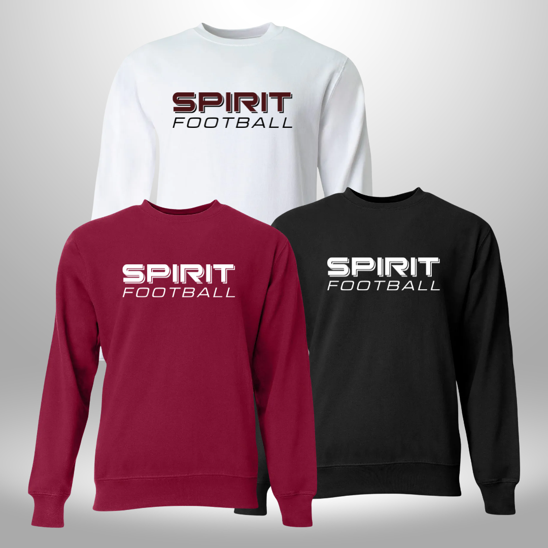 Spirit Football Crew Neck Sweatshirt