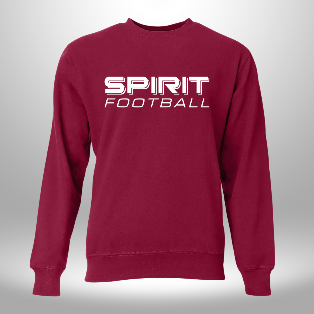 Spirit Football Crew Neck Sweatshirt