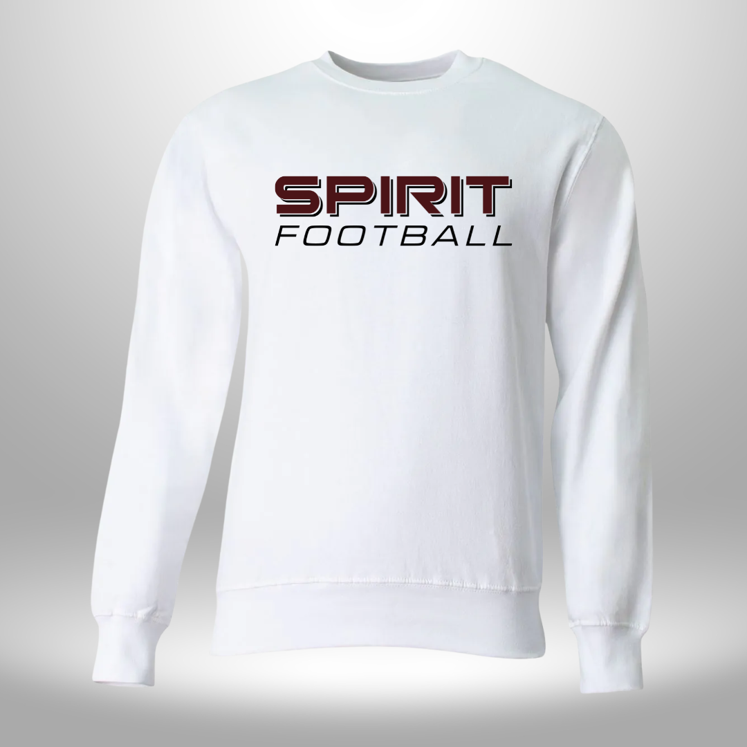 Spirit Football Crew Neck Sweatshirt