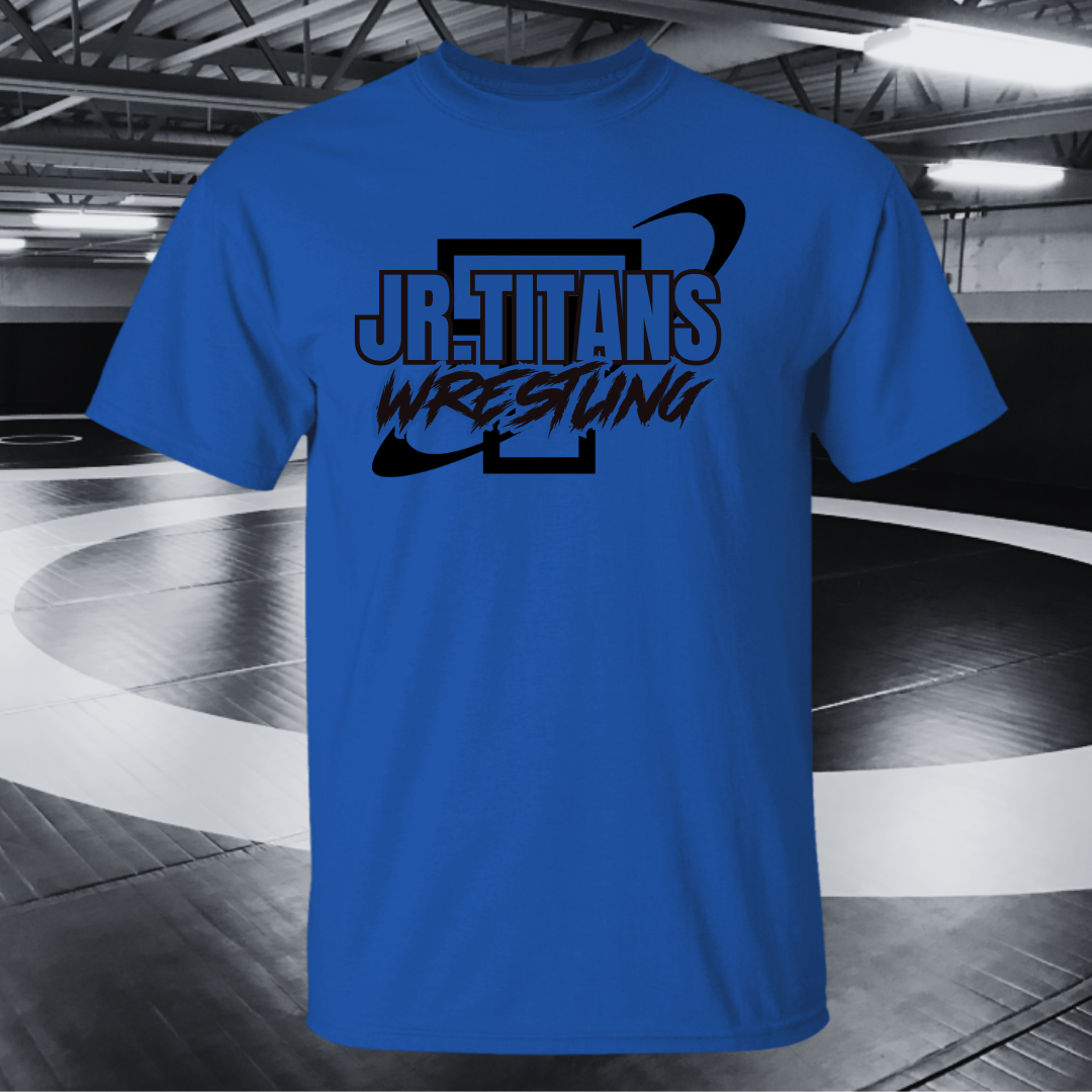 Jr. Titans Wrestling Logo Adult T-Shirt