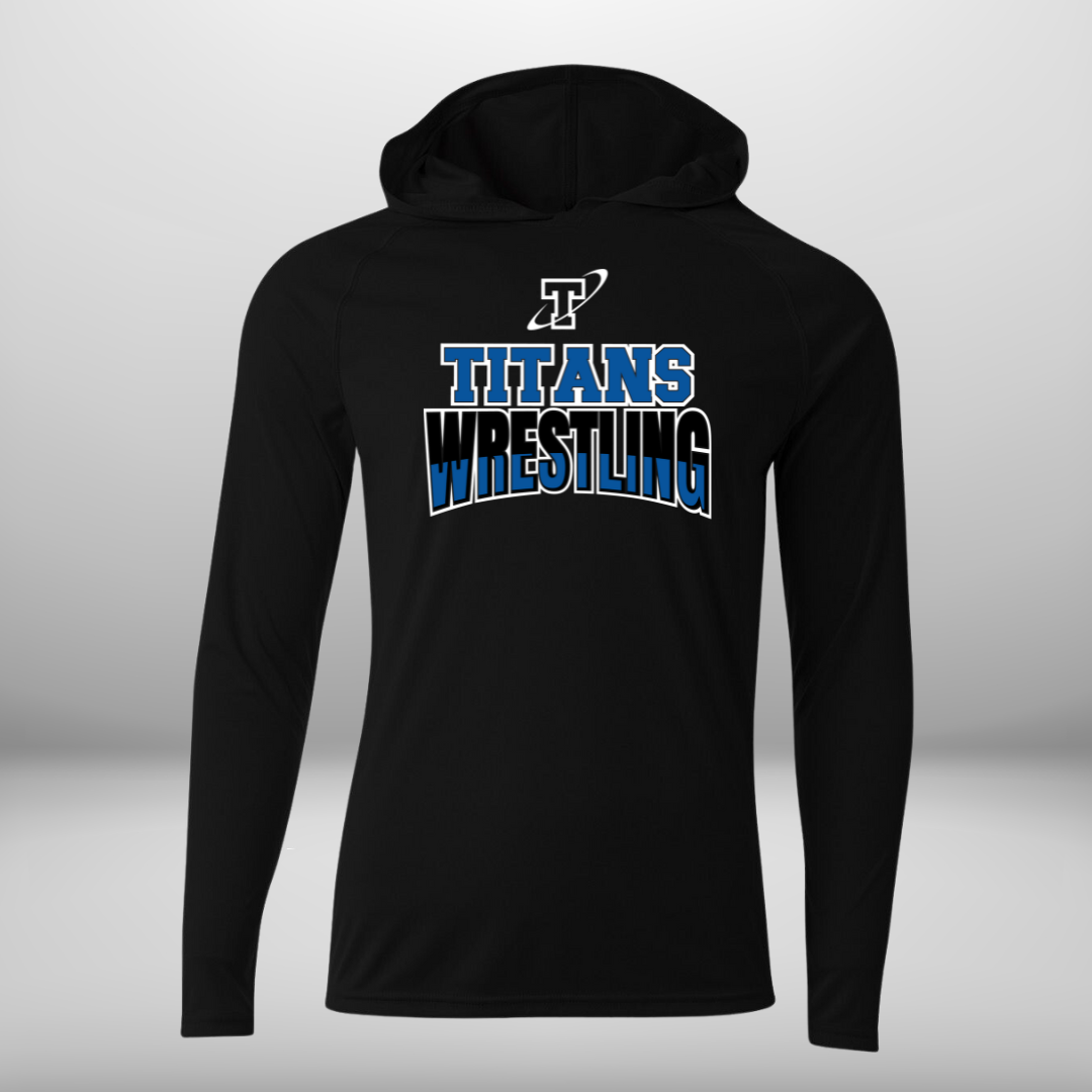 Titan Wrestling Performance Long Sleeve Hooded T-Shirt