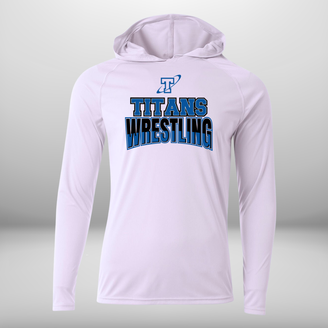 Titan Wrestling Performance Long Sleeve Hooded T-Shirt