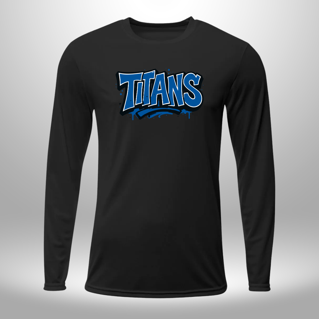 PAPILLION TITANS GRAFFITI T-SHIRT, LONG SLEEVE T-SHIRT, SWEATSHIRT, OR HOODIE