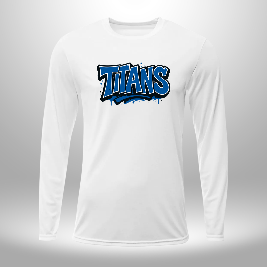 PAPILLION TITANS GRAFFITI T-SHIRT, LONG SLEEVE T-SHIRT, SWEATSHIRT, OR HOODIE